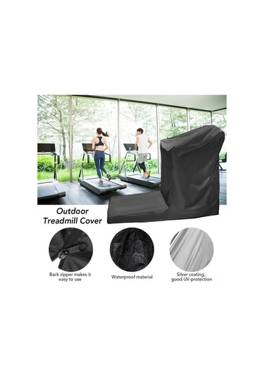 Flybuy Toz Geçirmez Su Geçirmez Kapağı Koşu Bandı Kapağı Fermuarlı Katlanabilir Koşu Bandı Kapağı Evrensel Uyum Spor Koşu Makinesi İç Mekan Veya Dış Mekan Kullanımı İçin Mükemmel Diğer Çok Renkli