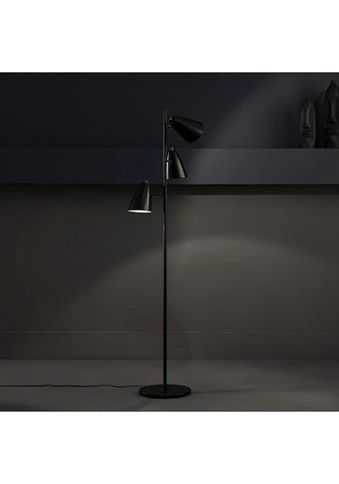 Luxor 3 Oynar Başlıklı Siyah Lambader Siyah