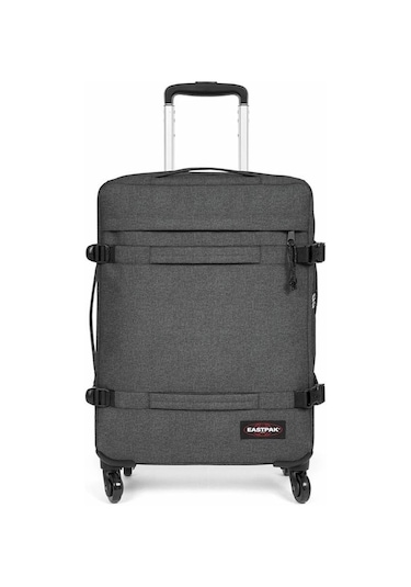 Eastpak Transit'r 4 S Black Denim Siyah Valiz Kabin Boy Siyah