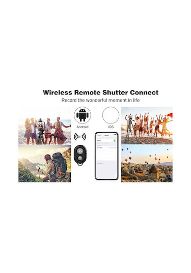 Xindoker Alüminyum Akıllı Telefon Ve Gopro Tripodu - 100cm Yüksekliği, 2.5kg Yük Kapasitesi, Bt Uzaktan Kumanda İle Video/fotoğraf Çekimi