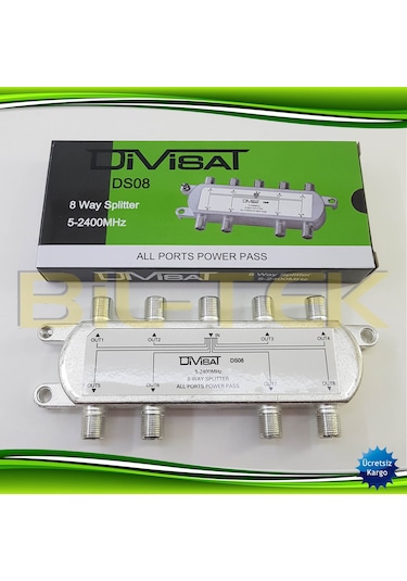Divisat 1 Giriş 8 Çıkış 1/8 Splitter 5-2400