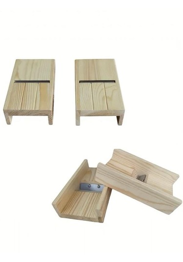 El Yapımı Ahşap Sabun Kesme Makinesi, Keskin Bıçaklı Sabun Ve Mum