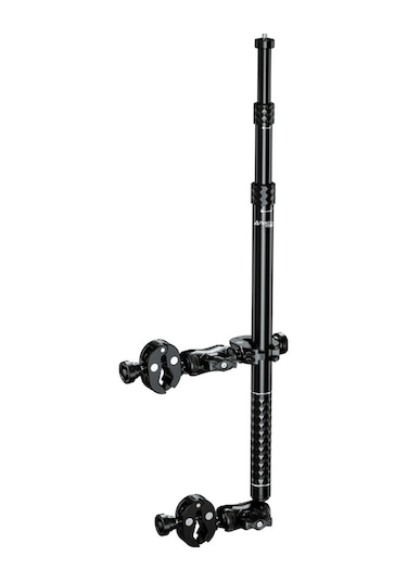 Nukrotech Motosiklet 360 Aksiyon Kamera Çubuğu Siyah