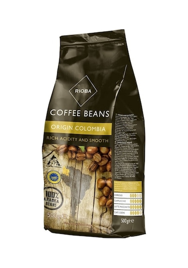 Rioba Origin Columbia Arabica Çekirdek Kahve 500 G