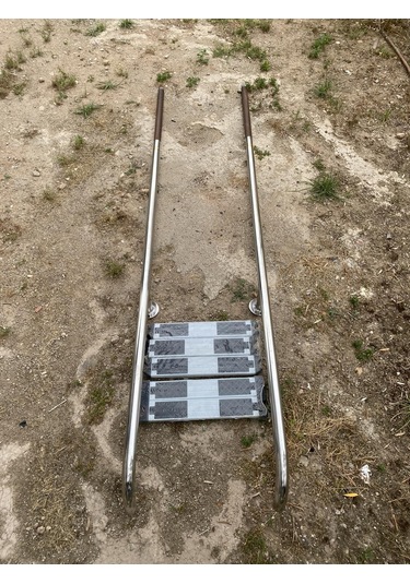 Astral Pool Elegance Ahşap Saplı 4 Basamak Havuz Merdiveni