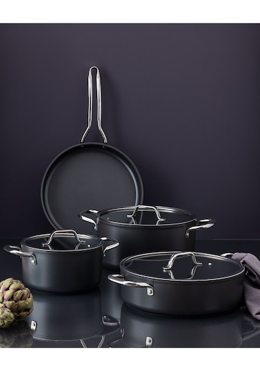 Madame Coco Titanium Profesional Tencere Seti Antrasit