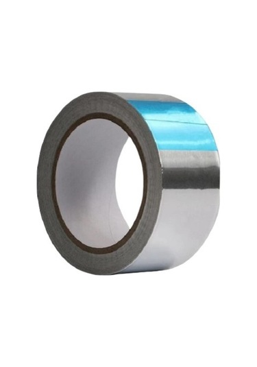 BayTaş Alüminyum Folyo Yanmaz Soba Baca Bant 4.8mm*40 Metre
