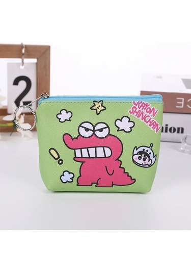 Mınıso Yeni Şirin Crayon Shinchan Çocuk Çizgi Film Cüzdanı - Erkek Ve Kız Öğrenciler İçin Cep Cüzdanıunisex Gri