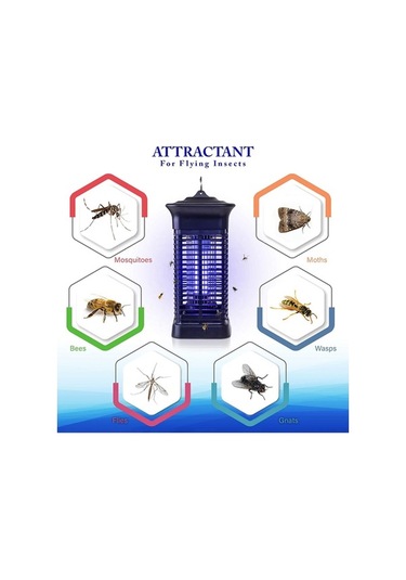 Besthome1 Elektrikli Sinek Lamba - 50-100 M² Uv Işıkla Böcek Kontrolü