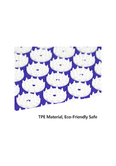 Kosona Tpe İğne Akupunktur Materyali, Boyun Yastığı Ve Eldiven Toplarıyla Tam Vücut Masaj Seti Mor Üstü Beyaz İğneler Çok Renkli