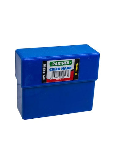 Partner Pt21216 Çelik Harf Zımba Takımı 6 Mm 27 Parça