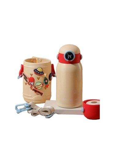 Ruicheng 500 Ml. Paslanmaz Çelik Taşınabilir Yalıtımlı Çocuk Suluklar Mataralar 19hn66 Beyaz