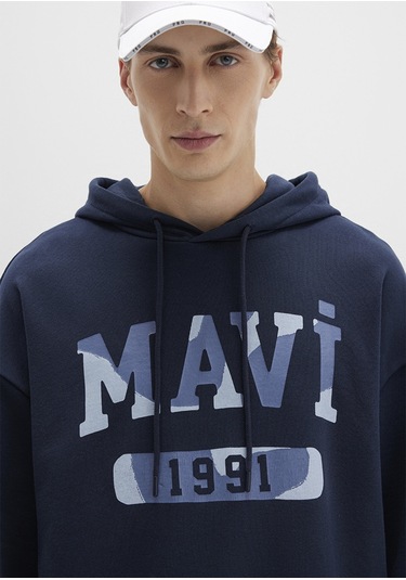 Mavi - Mavi Baskılı Lacivert Sweatshirt 0s10301-70490 Lacivert