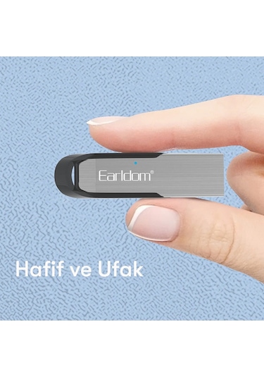 Fuchsia Earldom M73 Bluetooth 5.0 Usb Aux Dönüştürücü - Gümüş