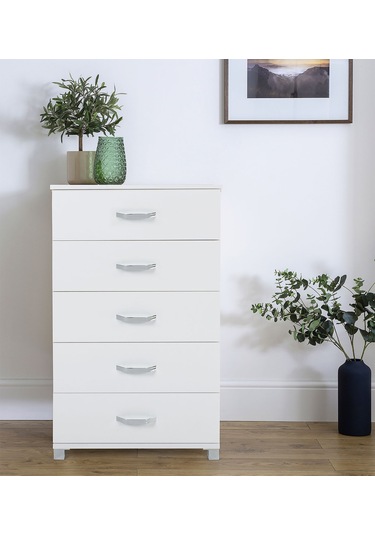 Mobi̇lya Sarayı Yüksek 5 Çekmeceli̇ Şi̇fonyer