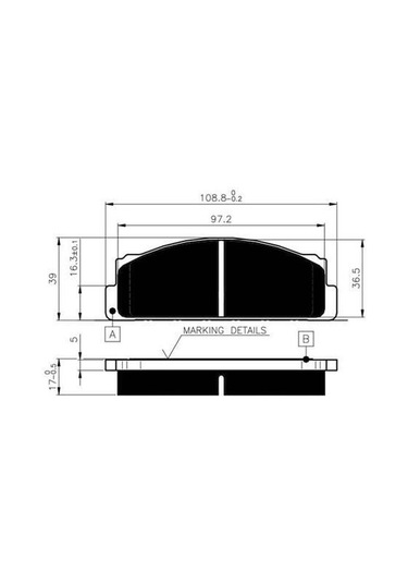 Autotech Db006-175 Fren Balatası Ön M124 M131 Dks