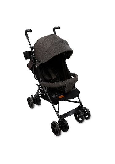 Baby2Go Verona Baston Bebek Arabası Koyu Gri