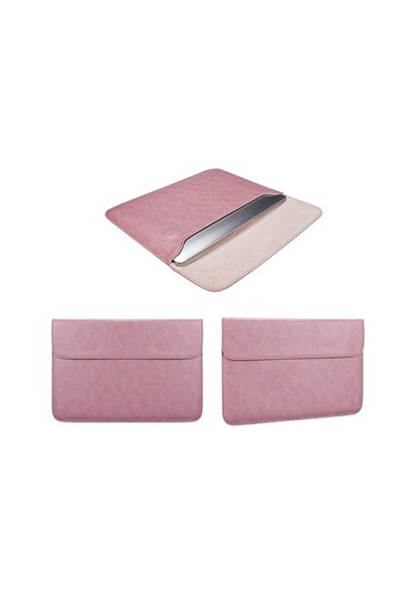 Zsykd Pu01s Pu Deri Yatay Görünmez Manyetik Toka Laptop Iç Çanta 13.3 Inç Dizüstü Bilgisayarlar Pembe Yurt Dışından