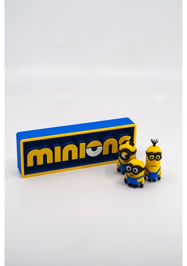 Minions Figür Ve Logo Seti