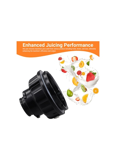 Xurunkeji Meyve Sıkacağı Yedek Parçaları, Omega Modelleri 8006 8003 8051 8061 8071 8091 8081 İçin Ayarlanabilir Uç Kapağı Siyah