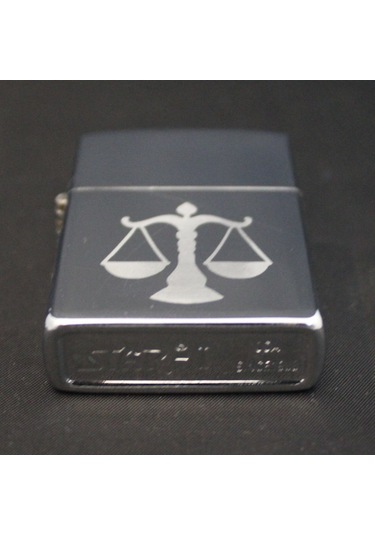 Avukat Logo Görselli Star Marka Benzinli Metal Çakmak