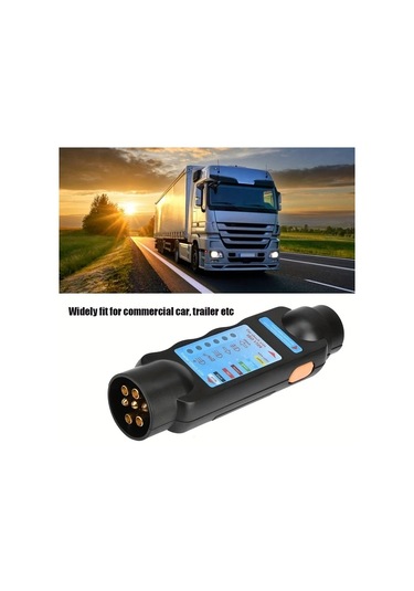 Elmpaly Avrupa Römork Test Cihazı Fişi 12v 7 Pin Rv Bağlantı Fişi