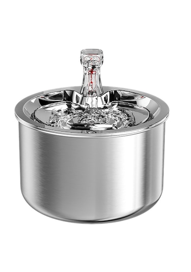 Ecronicword Paslanmaz Çelik Otomatik Kedi Suluk Evcil Hayvan 2 L