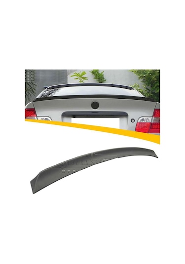 Bmw E46 M3 Bagaj Üstü Spoiler Parlak Siyah Spoyler Plastik İthal
