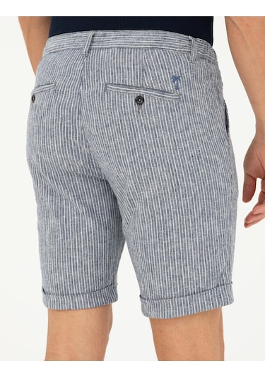 Pierre Cardin Erkek Açık Lacivert Şort / Bermuda 50284287-vr059 Açık Lacivert