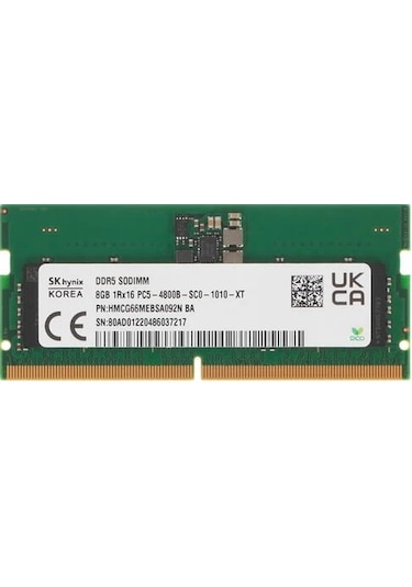 SK-Hynix HMCG66MEBSA092N 8 GB DDR5 4800 MHz CL40 Non ECC Notebook Ram