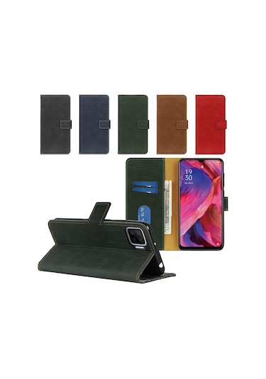 Oppo A73 Kilif Kroko Desen Kapakli Cüzdanli 489388190