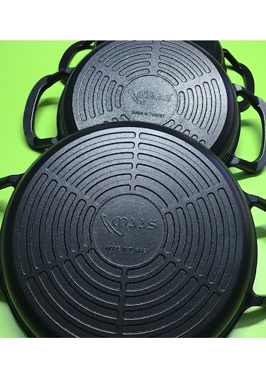 Ultra Lüx 3’lü Set Döküm Siyah Granit Sahan Tava 22cm-20cm-18cm