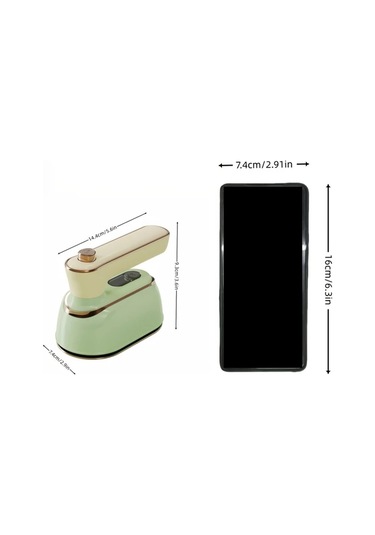 Topshop1 Gri Taşınabilir Hızlı Buhar Ütüsü 1000w 40w Seçenekleri 70ml 50ml Su Haznesi Ev Seyahat Kırışıklık Giderici Ölçü Kabı Isıya Dayanıklı Ped