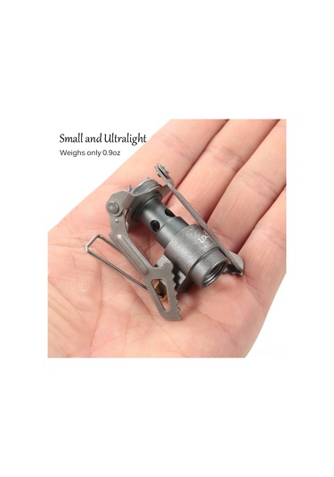 Springsun Kamp İçin Ultra Hafif Titanyum Alaşım Gazlı Ocak Ve Pratik Pişirme Çakmağı Seti Çok Renkli