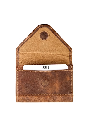 Mft Leather Hakiki Deri Kadın Akordiyon Cüzdan Mia 2190 Crazy Taba