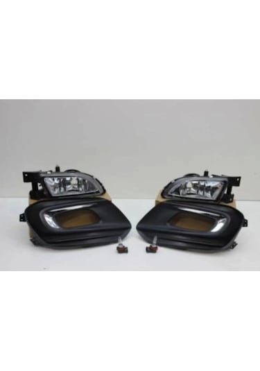 Fiat Egea Sis Farı Takımı Set Çerçeve Sis Farı Ampüller