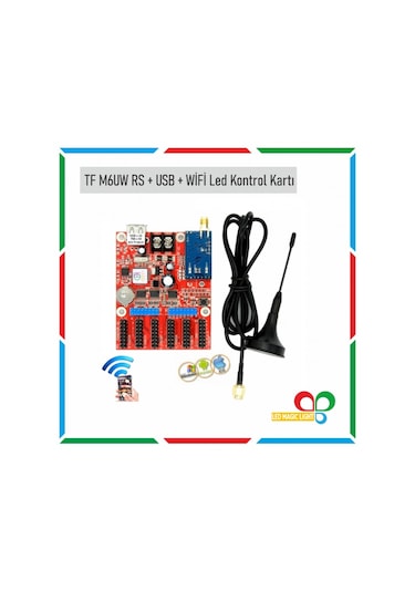 TF M6UW RS + USB + WİFİ LED KONTROL KARTI