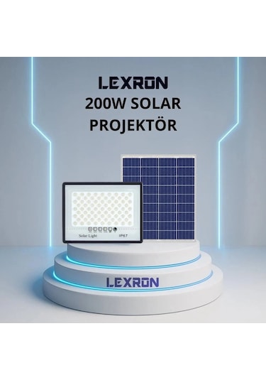 Lexron 200w Solar Projektör