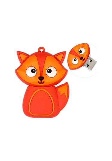 Sones Microdrive 4gb Usb 2.0 Yaratıcı Sevimli Tilki U Disk
