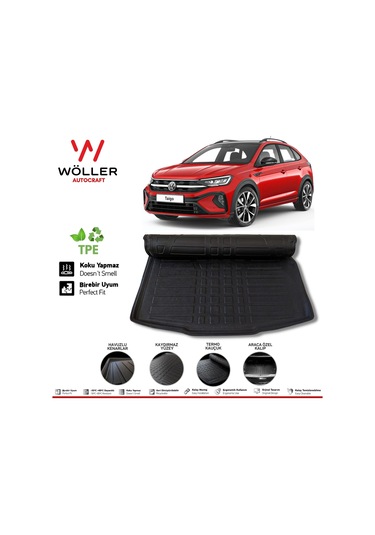 Vw Taigo Bagaj Havuzu 2022 Sonrası 3D Wöller Ultraflex Esnek