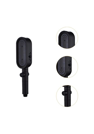 Homyl Filtreli Duş Başlığı Spa Otel Banyosu Için Siyah