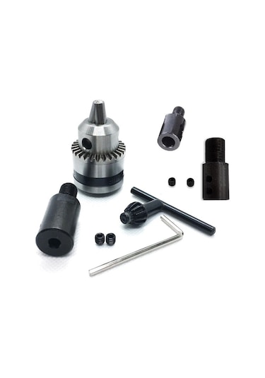 Motor için 3 Çeşit Kaplinli Metal Mandren 5 MM 8 MM 10 MM Motor Mili