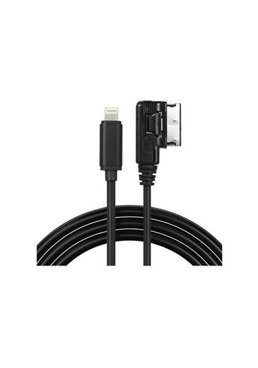 Besthome1 İphone 5-12 Ses Şarj 1m Mm/am Uyumlu Audi A1/a3/a4/a5/a6/q3/q5/q7 Kablo