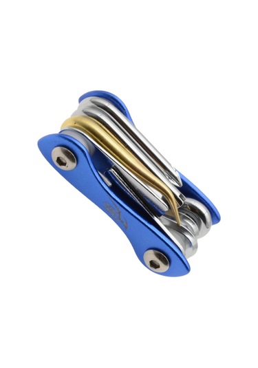 Neevoyu Su Altına Onarım Aleti: Keep Dıvıng Çelik 8 Fonksiyonlu Mını Takım - Akıllı Vint, Somun Torku Ve Balık Çizgi Kesme - Mavi Çok Renkli