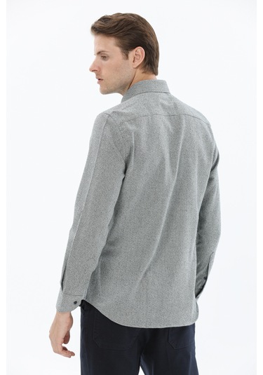 Finesuits Erkek Flanel Gömlek 2422204002.flcdr Yeşil