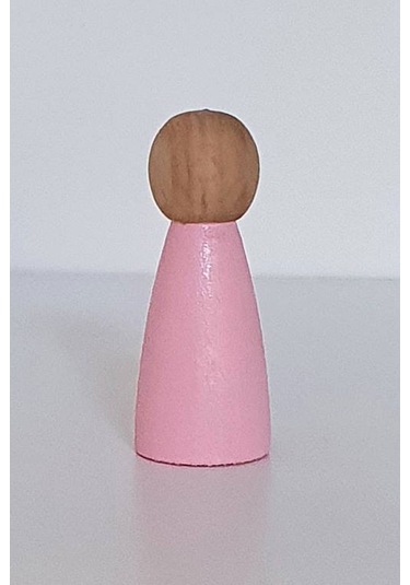 Waldorf Montessori Peg Bebek Mini İnsancık Boyalı 10'lu Set Do...