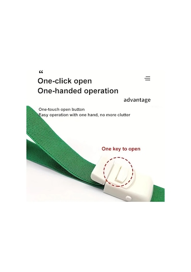 Chenkestoreone Yeşil Elastic Spor Bandaj - Emniyetli Kapama, Esnek Hemostaz Korsesi