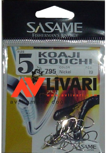 Sasame Koaji Douchi Nickel F-795 Serisi Olta İğnesi -7