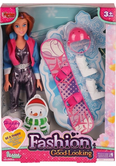 Wg-66730-66731 Aksesuarlı Kayakçı Bebek 29 Cm -vardem Oyuncak