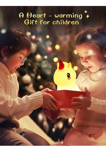 Çocuklar İçin Gece Lambası Uzaktan Kumandalı Fil Gece Lambası 7 Renk Kawaii Lamba Oda Dekoru Usb Şarj Edilebilir Sevimli Lamba Bebek Hediyeleri Diğer